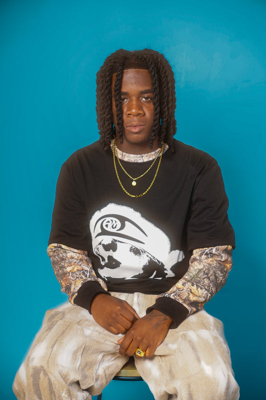 Mindofia Black Long Sleeve T-Shirt